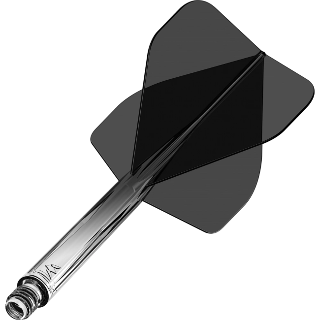 Mission Force 90 Moulded Flight & Shaft System Schwarz/Transparent - Standard No2